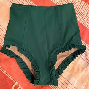 XS Kortni Jeane Ruffle Bottoms Swimsuit